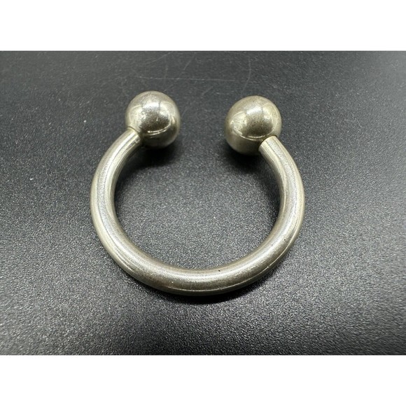 2001 Tiffany & Co 925 Sterling Silver Horseshoe Key Chain Key Ring Fob - Picture 6 of 9